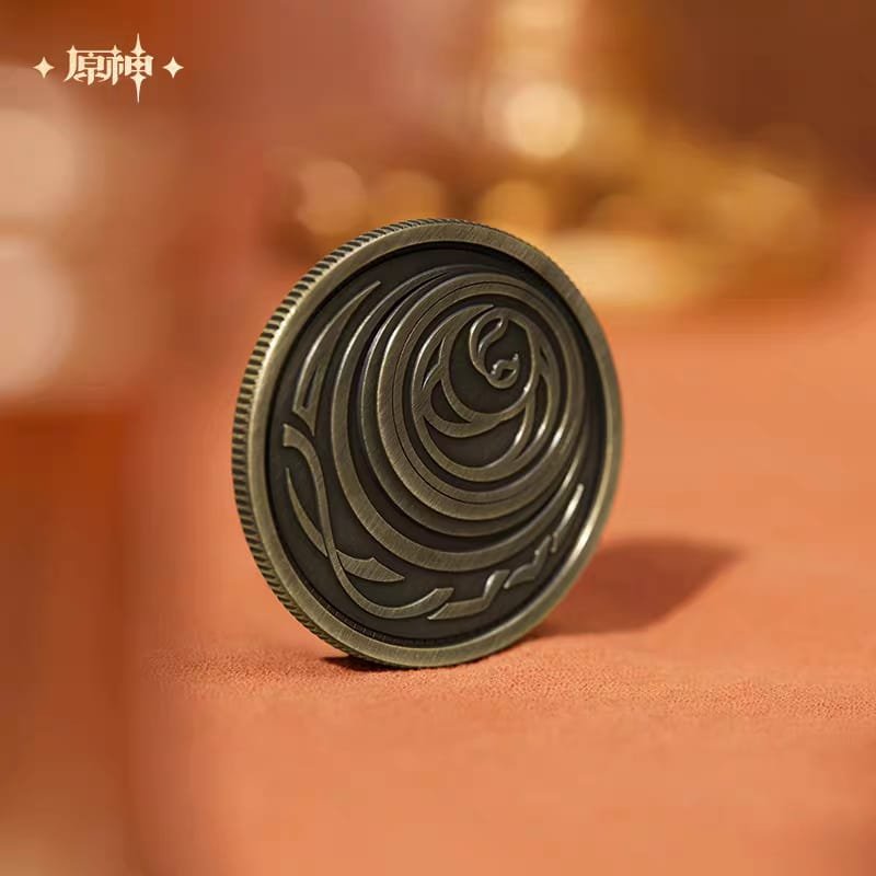Genshin Impact Flins Decision Coin Necklace Set - Image 3