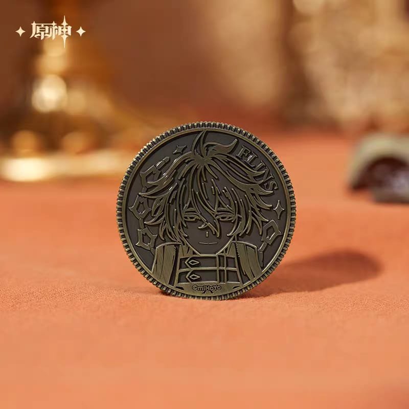 Genshin Impact Flins Decision Coin Necklace Set - Image 4