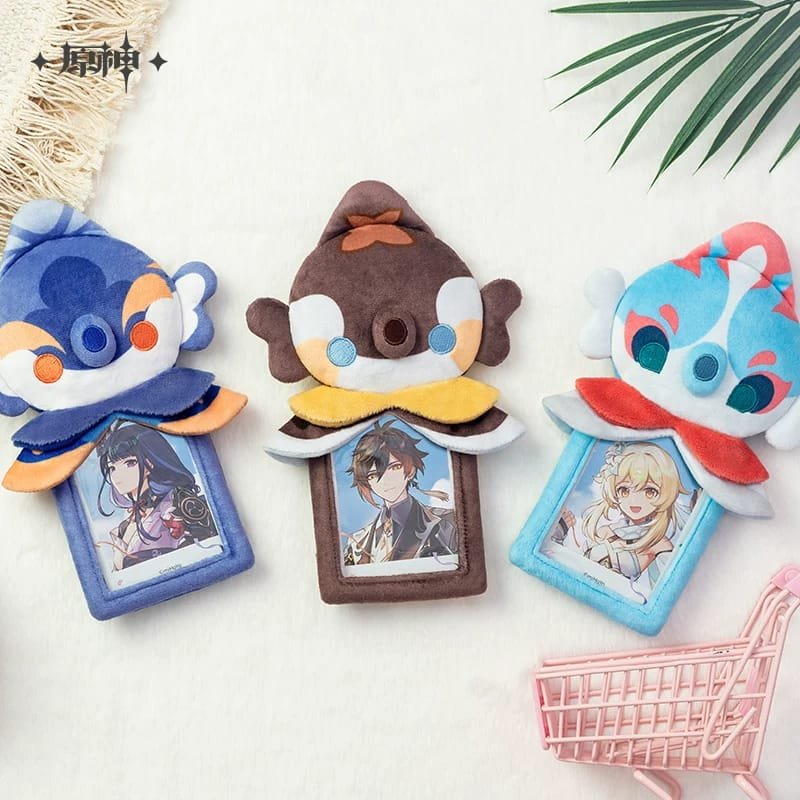 Genshin Impact Sea Series: Bubble Seahorse Plush Card Holder