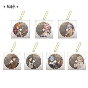 Genshin Impact Concert Series: Character CD Style Keychain