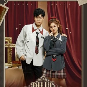 Genshin Impact Diluc Theme Apparel: Shirt