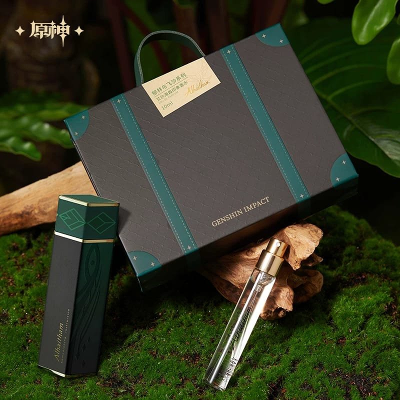 Genshin Impact Lush Forest and Flying Sand Series: Alhaitham Perfume + Gift Box + Protective Case