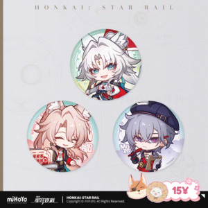 HSR Delicious Enjoyment Series: Q Ver Tinplate Badge