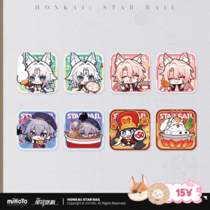 HSR Delicious Enjoyment Series: Q Ver Square Badge