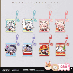 HSR Delicious Enjoyment Series: Q Ver Acrylic Keychain