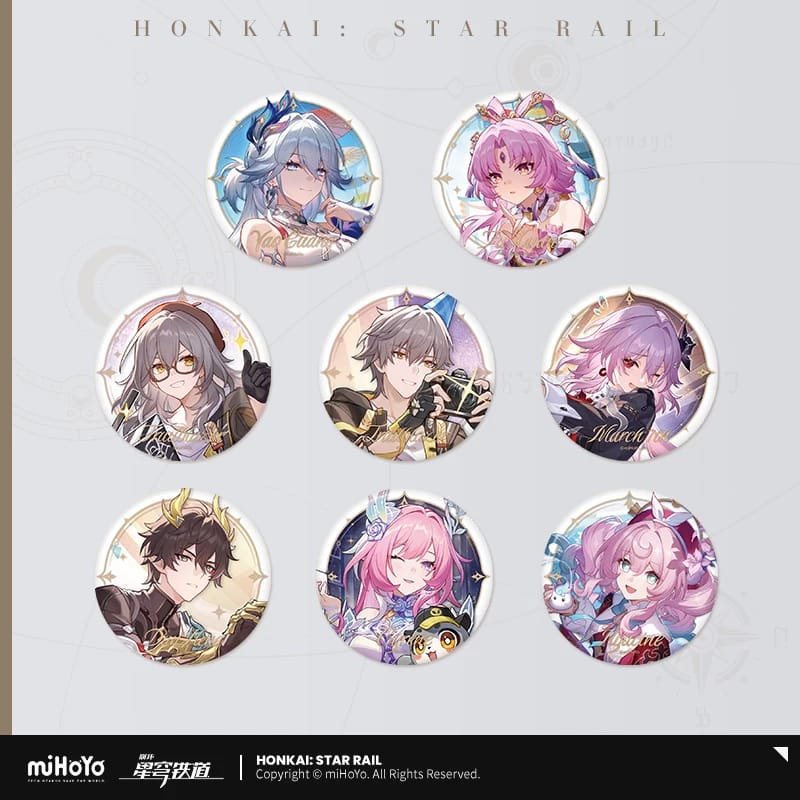 HSR Starry Sky Celebration Series: Tinplate Badge