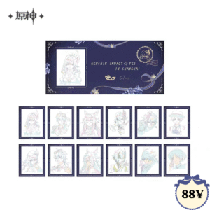 Genshin Impact 2026 Carnival Gathering: Original Artwork Ticket Stub Set