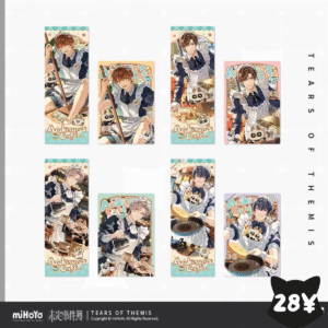 [LIMITED] Tears of Themis "Love at Azukisan's Cafe" Series: Commemorative Cards & PET Tickets Set