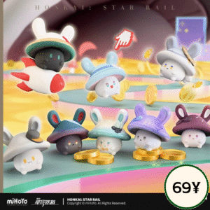 [SINGLE BOX] Honkai Star Rail Rabbit Mushroom Series: Mini Figure