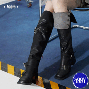 Genshin Impact Tartaglia Theme Impression Series: Over-the-Knee Fold-Up Boots