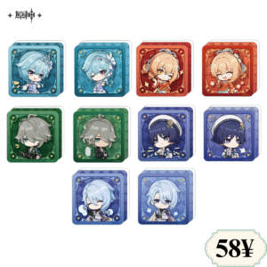 Genshin Impact Resplendent Feast Vol.2 Series: Acrylic Brick+Stamp