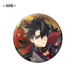 [#THRFafaFuwa] Genshin Impact Badge Wriothesley 58mm