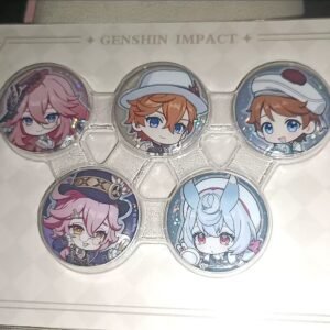 [#THRFafaFuwa] Genshin Impact Magnetic Badge Genshin FES 1 Set