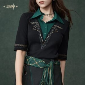[LIMITED] Genshin Impact Alhaitham Theme Impression Series: Faux Two-Piece Knitwear