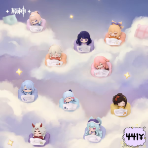 [WHOLE BOX] Genshin Impact Cloud Pillow Dream Q Ver. Fridge Magnet Blind Box
