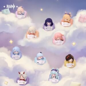 [WHOLE BOX] Genshin Impact Cloud Pillow Dream Q Ver. Fridge Magnet Blind Box