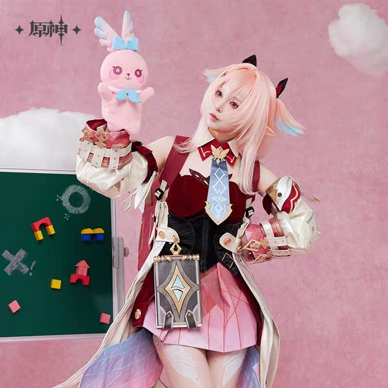 Genshin Impact Linnea Lop-eared Rabbit Plush Hand Puppet - Image 4