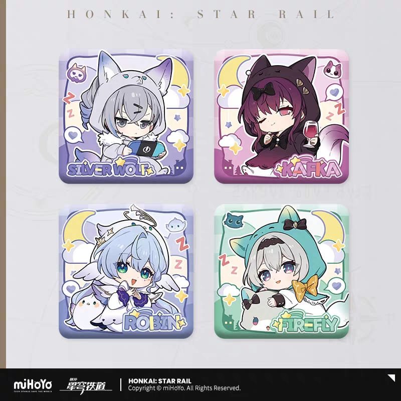 Honkai Star Rail Girls' Dormitory Series Q Version: Square Badge