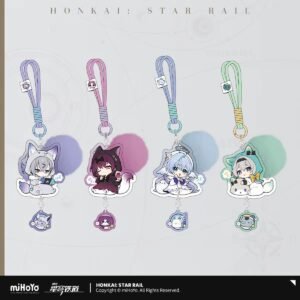 Honkai Star Rail Girls' Dormitory Series Q Version: Acrylic Keychain