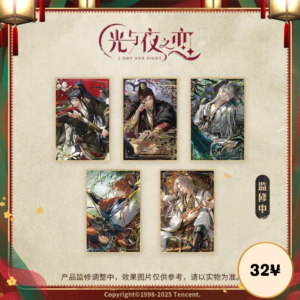 [LIMITED STOCK] Light and Night Radiant Golden Tent Series: Photolithography Shikishi