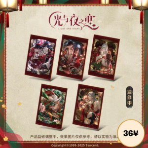 [LIMITED STOCK] Light and Night Radiant Golden Tent Series: Glossy Shikishi