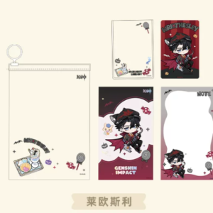 [#MidYearSale] Genshin Impact Twilight Whimsy Series: Stationery Set Wriothesley