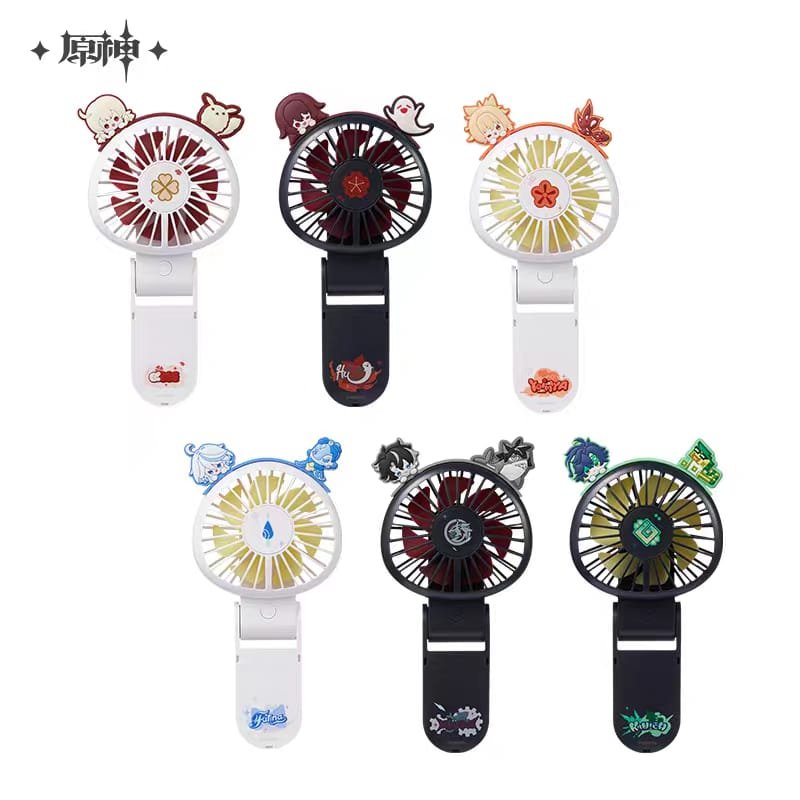 Genshin Impact Midsummer Party Series: Portable Handheld Fan with Three-Speed Adjustment - Image 3