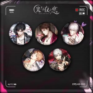 [LIMITED STOCK] Light and Night Tempted Heart Series: Badge