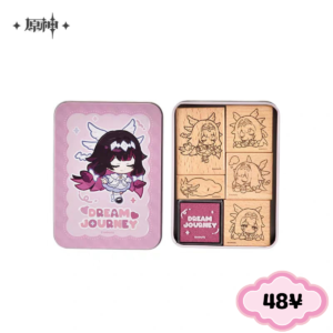 Genshin Impact Dream Journey Series: Q Version Wooden Stamp (Columbina Ver.)