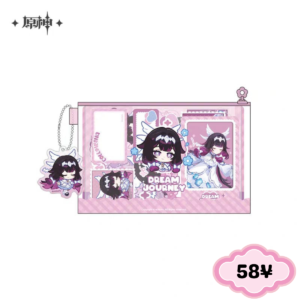 Genshin Impact Dream Journey Series: Sticker Set + Pouch (Columbina Ver.)