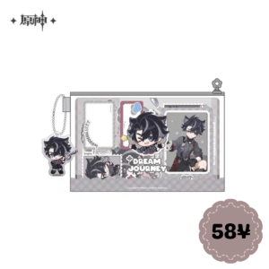 Genshin Impact Dream Journey Series: Sticker Set + Pouch (Wriothesley Ver.)