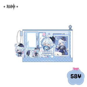 Genshin Impact Dream Journey Series: Sticker Set + Pouch (Furina Ver.)