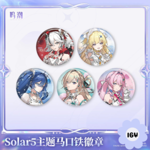 Wuthering Waves Solar5 Themed Series: Tinplate Badge