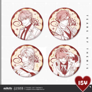 [LIMITED] Tears of Themis "Stellis Serenade" Series: Two-color Line Art Badge