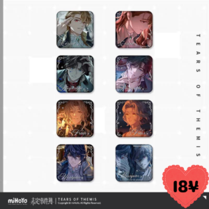 [LIMITED] Tears of Themis "And There Was One" Series: 8cm Square Badge