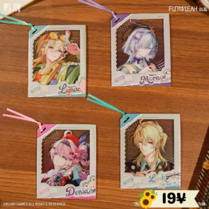 [SINGLE BOX] Wuthering Waves x FUN4YEAH "Tidal Letter" Series: Paper Clip Photocard Fridge Magnet
