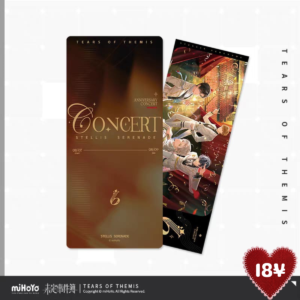 [LIMITED] Tears of Themis "Stellis Serenade" Series: Commemorative Ticket + Ticket Holder Set