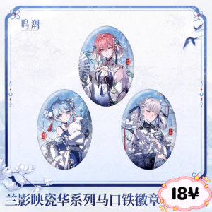 Wuthering Waves Porcelain Radiance Series: Tinplate Oval Badge