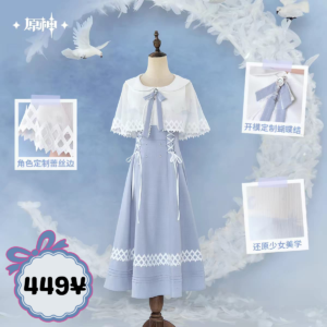 Genshin Impact Columbina Themed Impression Apparel: Cape Dress