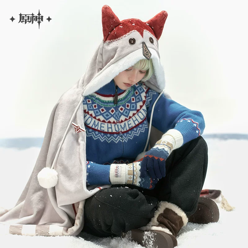 Genshin Impact Alyosha Themed Impression: Shawl Blanket - Image 2