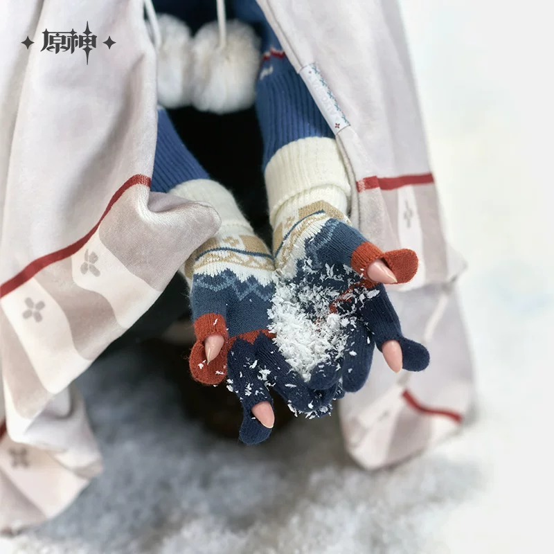 Genshin Impact Alyosha Themed Impression: Knitted Gloves - Image 2