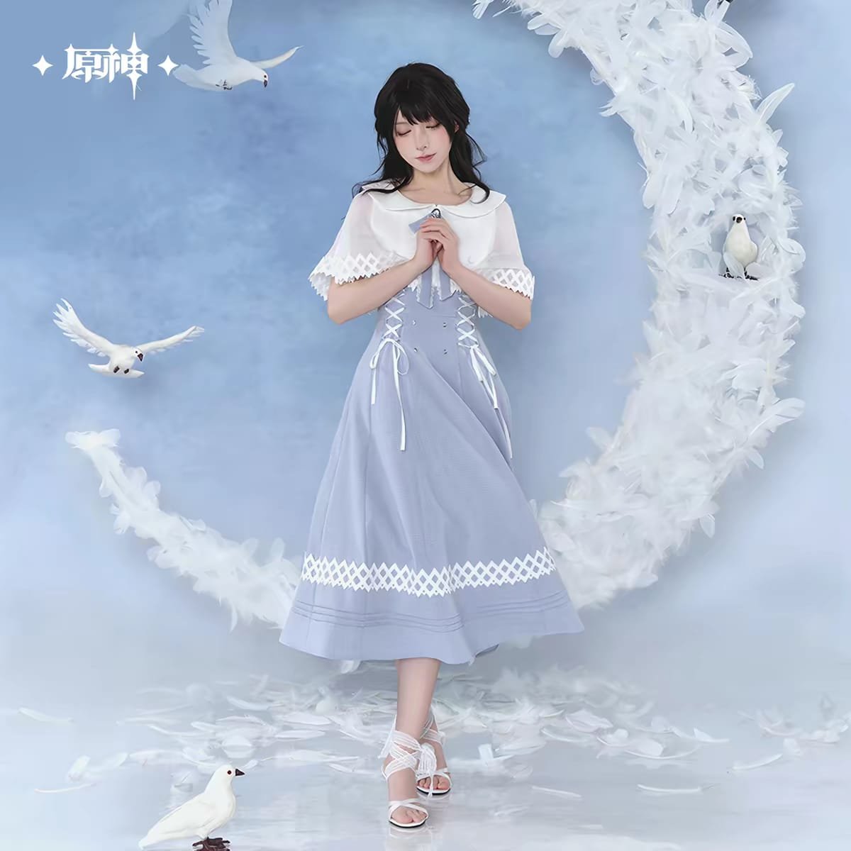 Genshin Impact Columbina Themed Impression Apparel: Cape Dress - Image 2