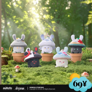 Honkai Star Rail Rabbit Mushroom Series: Plush Headphone Bag