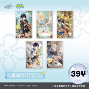 [LIMITED] Lovebrush Chronicles x Spongebob: Acrylic Shikishi