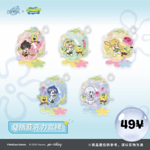[LIMITED] Lovebrush Chronicles x Spongebob: Q Version Acrylic Standee