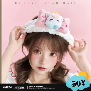 Honkai Star Rail Hyacine Themed Apparel: Plush Headband