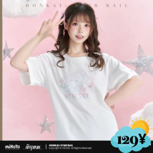 Honkai Star Rail Hyacine Themed Apparel: T-Shirt
