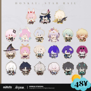 Honkai Star Rail HSR Q Version Series: Metal Badge