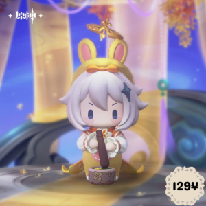 Genshin Impact Little Moon Rabbit Paimon Figure