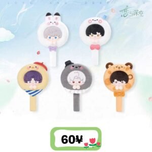 [LIMITED] Love and Deepspace x AMORTALS "Forest Isle Breath" Series: Handheld Plush Makeup Mirror